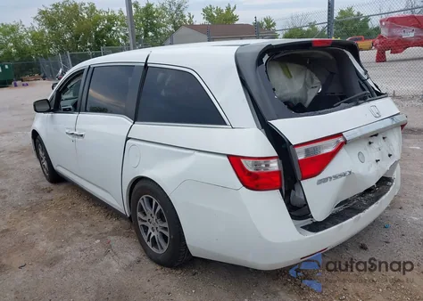 2013 Honda Odyssey Ex-L из США, поврежденный, VIN 5FNRL5H62DB048983